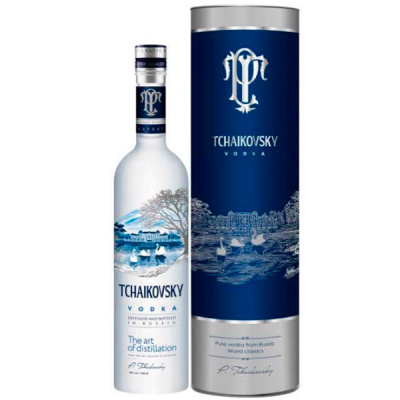 Водка Tchaikovsky in tube 0,7 л фото