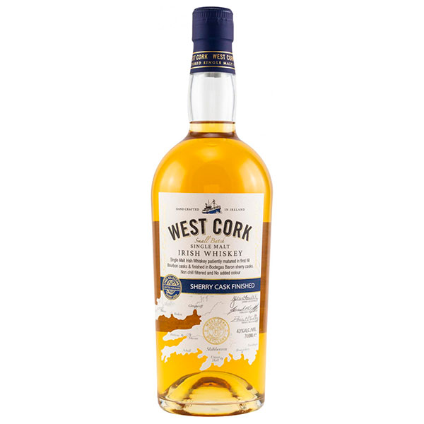 Виски West Cork Small Batch Sherry Cask Finished Single Malt 0,7 л фото