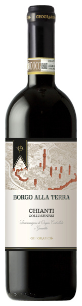 Вино Красное Сухое Geografico Borgo Alla Terra Chianti Colli Senesi 2022 0,75 л фото