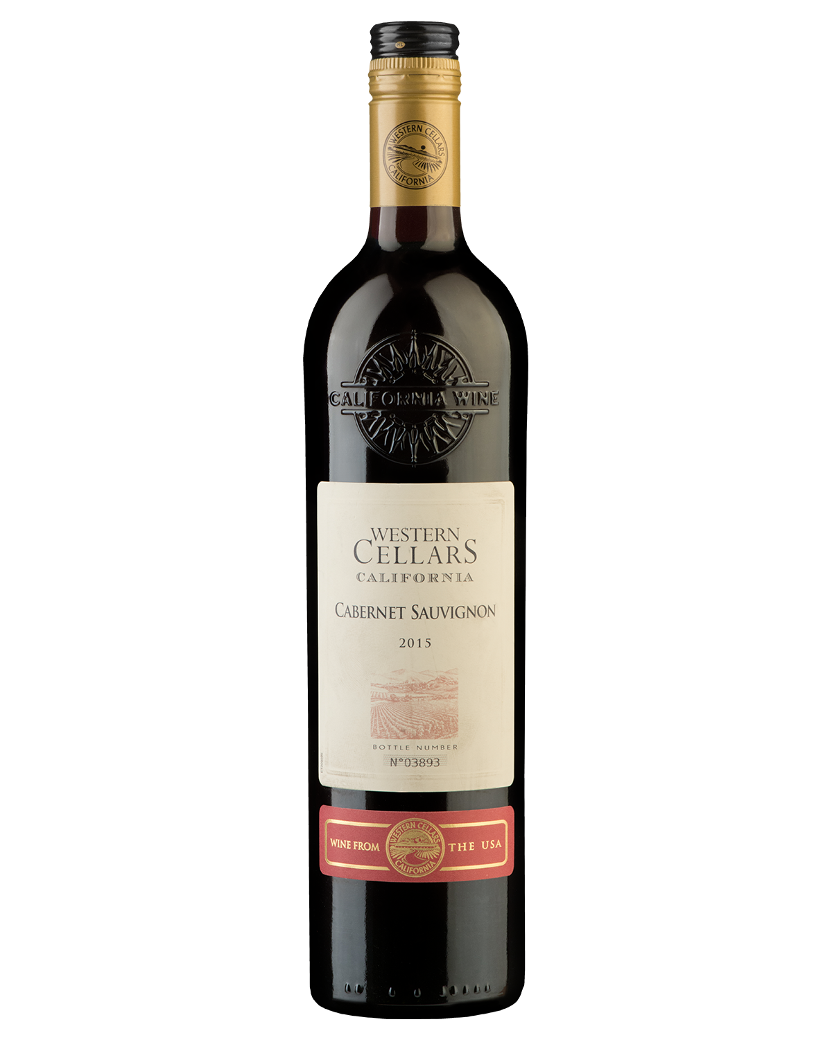 Вино Красное Полусухое Western Cellars Cabernet Sauvignon 2021 0,75 л фото