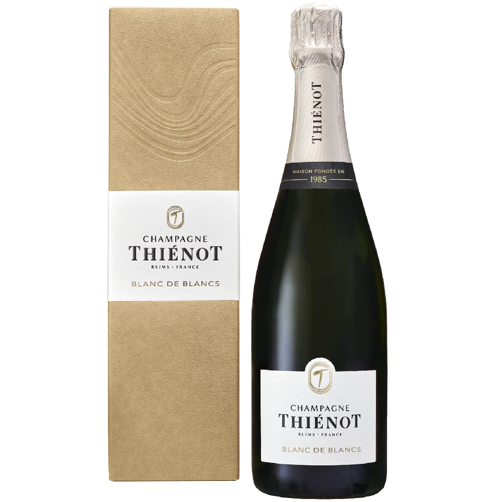 Вино игристое Белое Брют Thienot Blanc de Blancs Champagne in gift box 2018 0,75 л фото