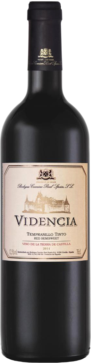 Вино Красное Полусладкое Videncia Tempranillo Tinto 2021 0,75 л фото