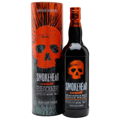 Виски Smokehead Rum Rebel Single Malt Islay in tube 0,70 л фото