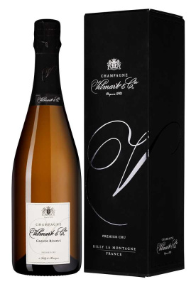 Вино игристое Белое Брют Vilmart & Cie Grande Reserve Champagne in gift box 2022 0,75 л фото