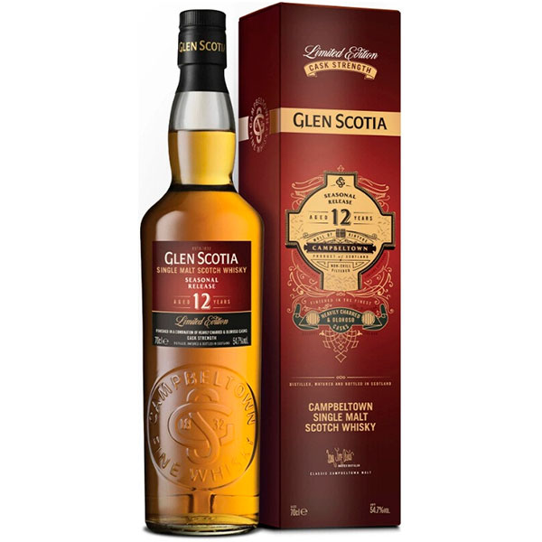 Виски Glen Scotia 12 Years Seasonal Release Single Malt Cambeltown in gift box 2021 0,70 л фото