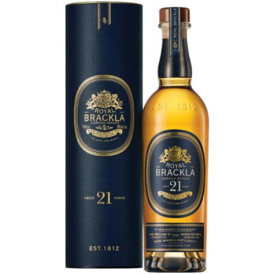 Виски Royal Brackla 21 Years Old Single Malt Highland in tube 0,70 л фото