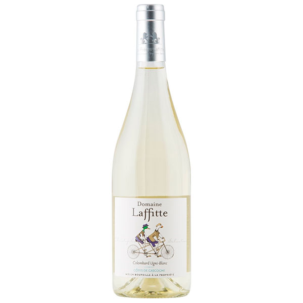 Вино Белое Сухое Domaine Laffitte Colombard-Ugni Blanc Cotes de Gascogne 2020 0,75 л фото