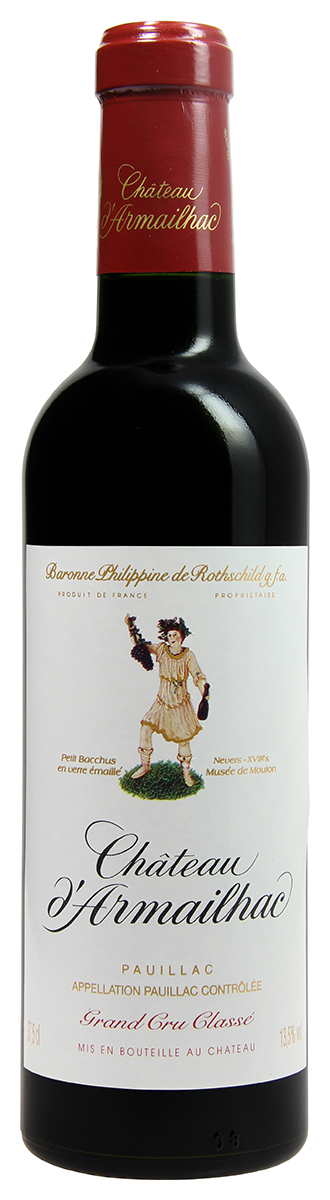 Вино Красное Сухое Chateau D'Armailhac Grand Cru Classe Pauillac 2018 0,375 л фото