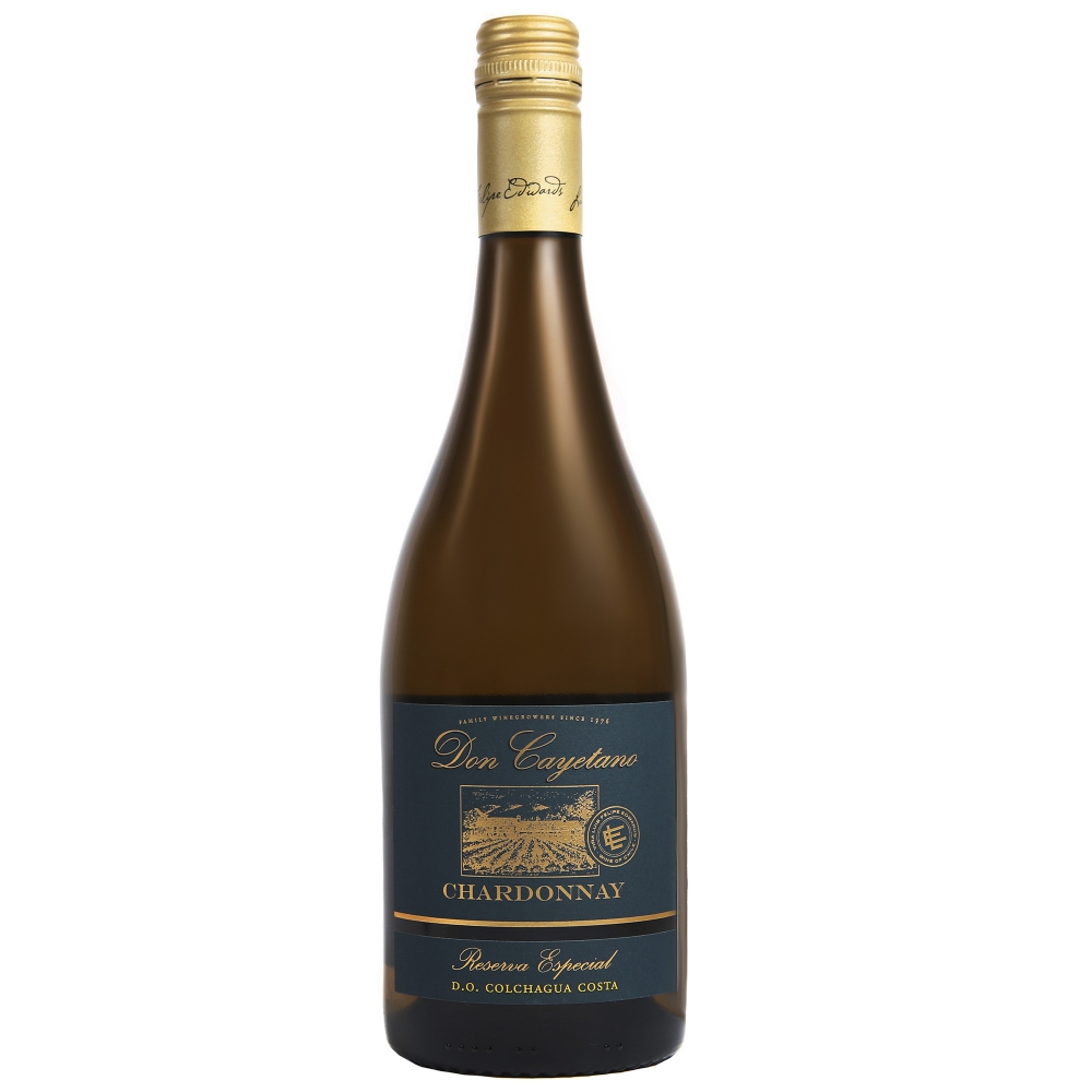 Вино Белое Сухое Luis Felipe Edwards Don Caetano Chardonnay Reserva Especial Valle de Colchagua 0,75 л фото