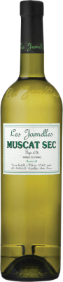 Вино Белое Сухое Les Jamelles Muscat Sec Pays d'Oc 2022 0,75 л фото