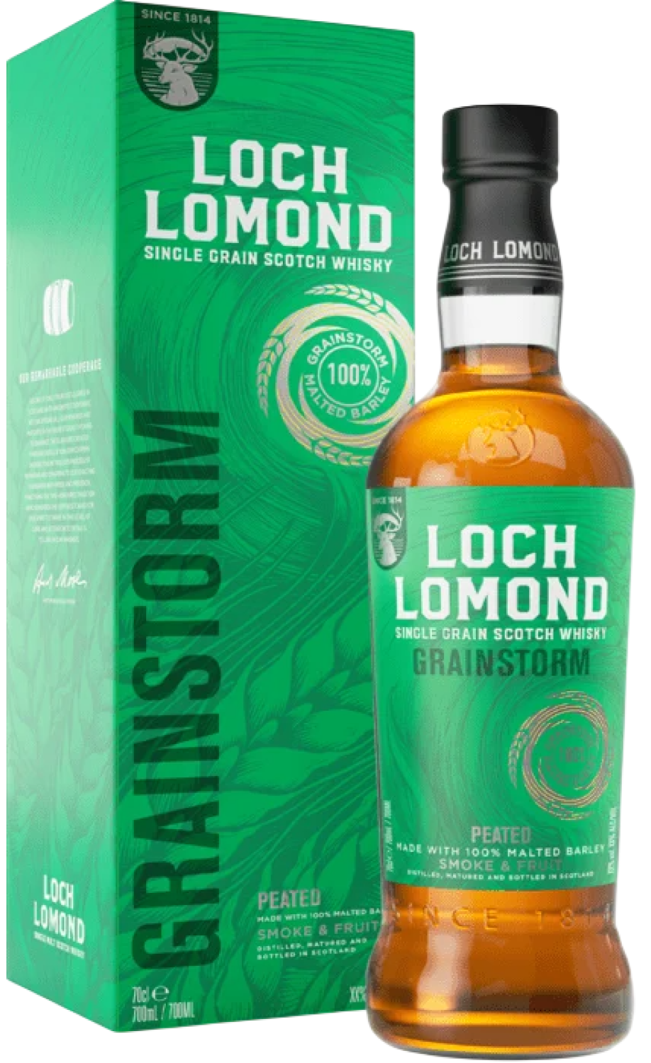 Виски Loch Lomond Single Grain Peated in gift box 0,7 л фото