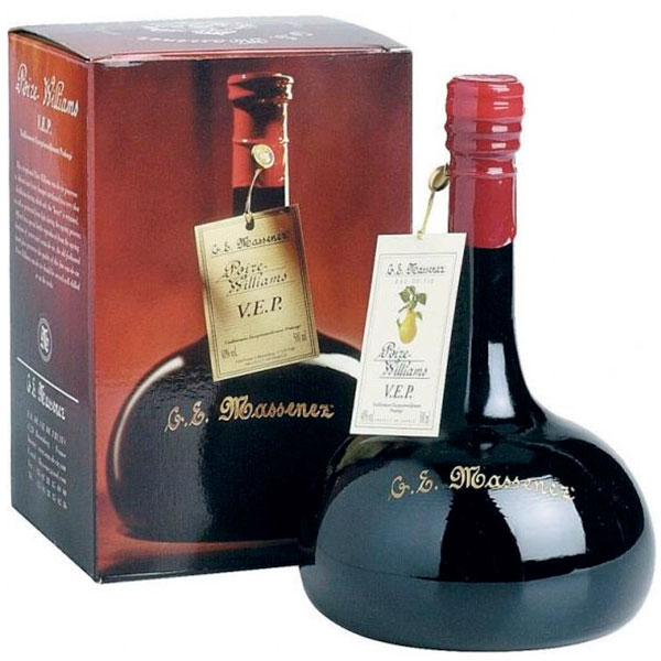Бренди G. E. Massenez Eau-de-Vie Poire Williams VEP in gift box 0,50 л фото