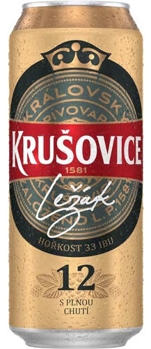 Пиво Светлое Krusovice Lezak 12 in can 0,5 л фото