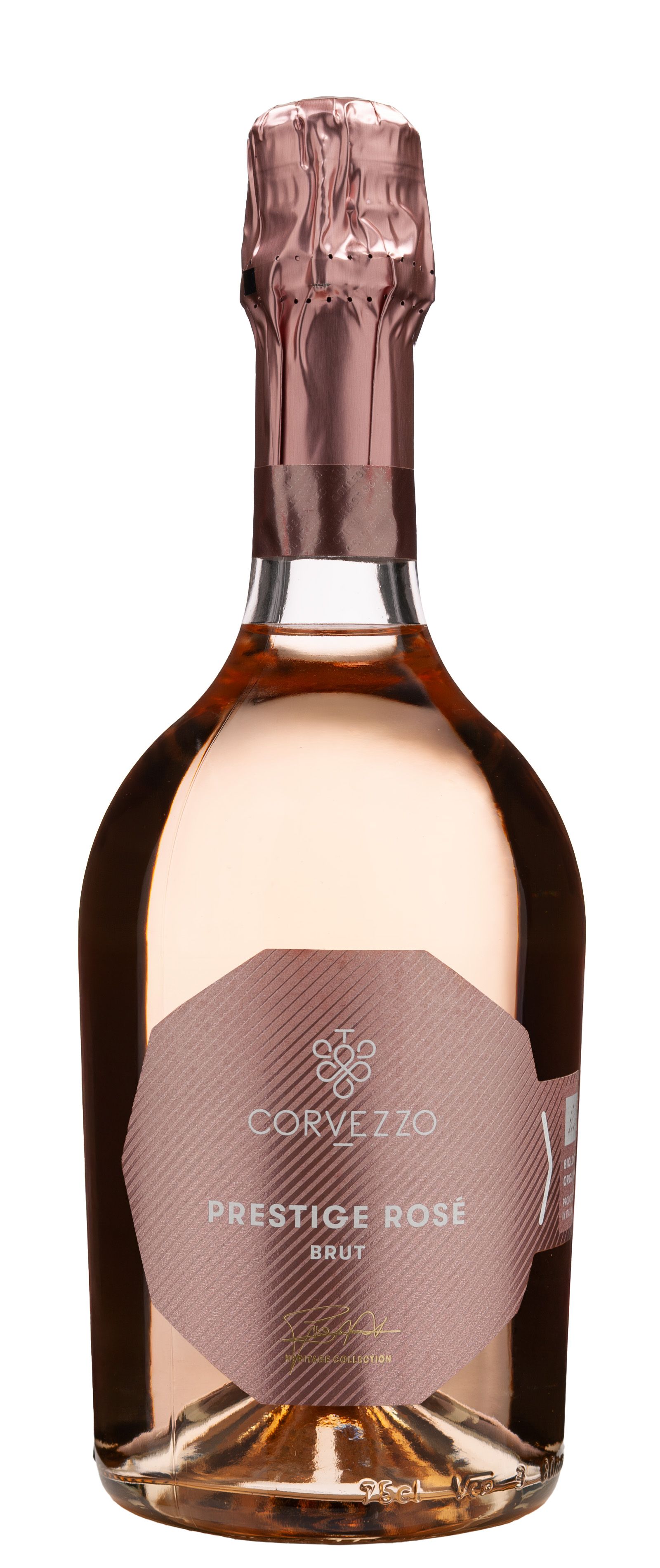 Вино игристое Розовое Брют Corvezzo Prestige Rose Brut 2024 0,75 л фото