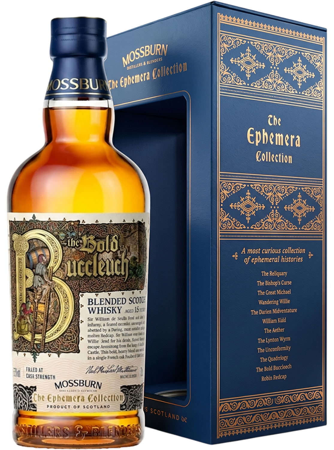 Виски Mossburn The Ephemera Collection Bold Buccleuch in gift box 0,7 л фото