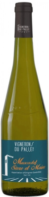 Вино Белое Сухое Vignerons du Pallet Muscadet Sevre et Maine sur Lie 2022 0,75 л фото