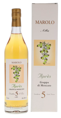 Граппа Marolo di Moscato Apres 5 in gift box 0,7 л фото