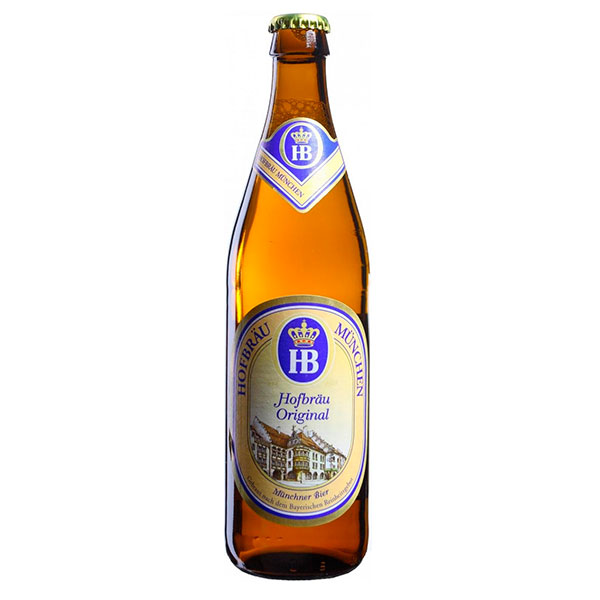 Пиво Светлое Hofbrau Original 0,5 л фото