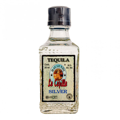 Текила Hacienda La Capilla Silver 0,05 л фото