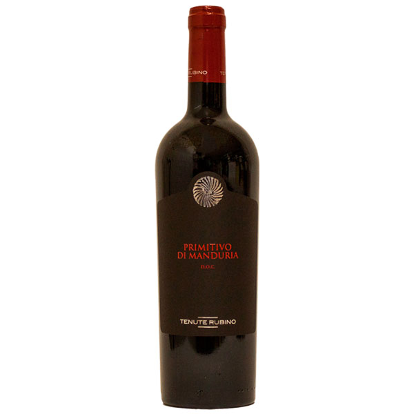 Вино Красное Полусухое Tenute Rubino Primitivo di Manduria 2019 0,75 л фото