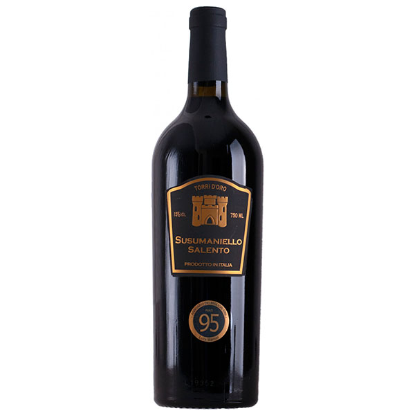 Вино Красное Сухое Angelo Rocca Torri d'Oro Susumaniello Salento 2019 0,75 л фото