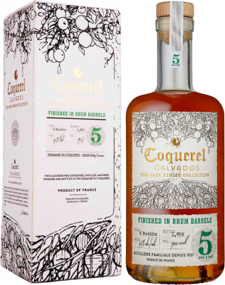 Кальвадос Coquerel Rum Barrels 5 Ans in gift box 0,7 л фото