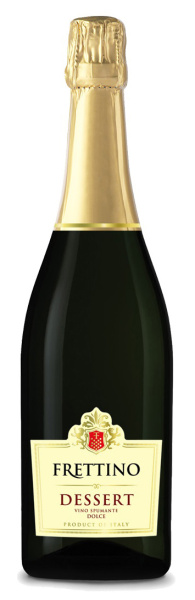 Вино игристое Белое Полусладкое Frettino Dessert 2023 0,75 л фото