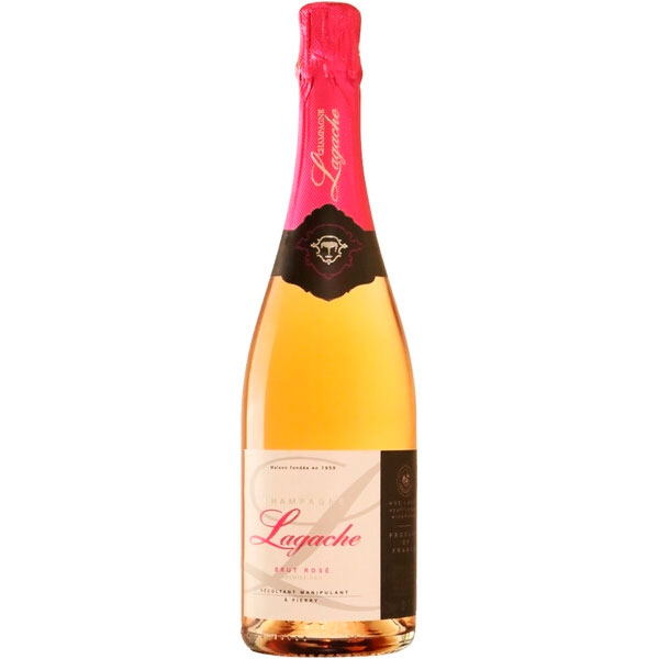 Шампанское Розовое Брют Lagache Brut Rose Champagne 0,75 л фото