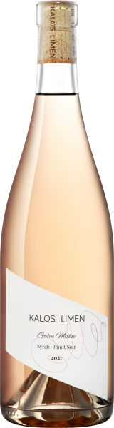 Вино Розовое Сухое Kalos Limen Galin Milkov Syrah-Pinot Noir 2021 0,75 л фото
