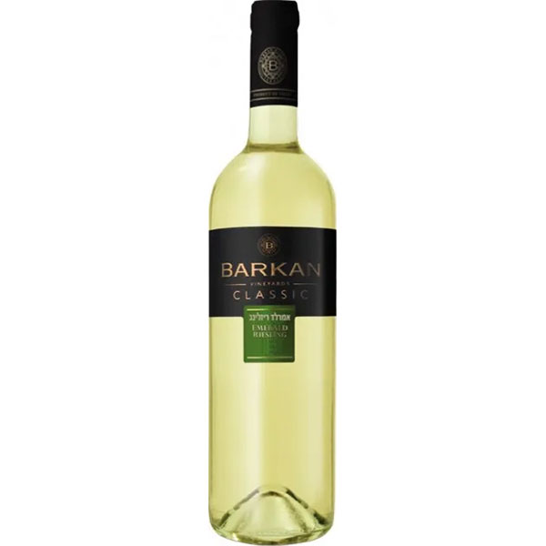 Вино Белое Полусухое Barkan Classic Emerald Riesling Galilee 2023 0,75 л фото