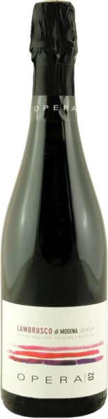 Вино игристое Opera 02 Lambrusco di Modena 0,75 л фото