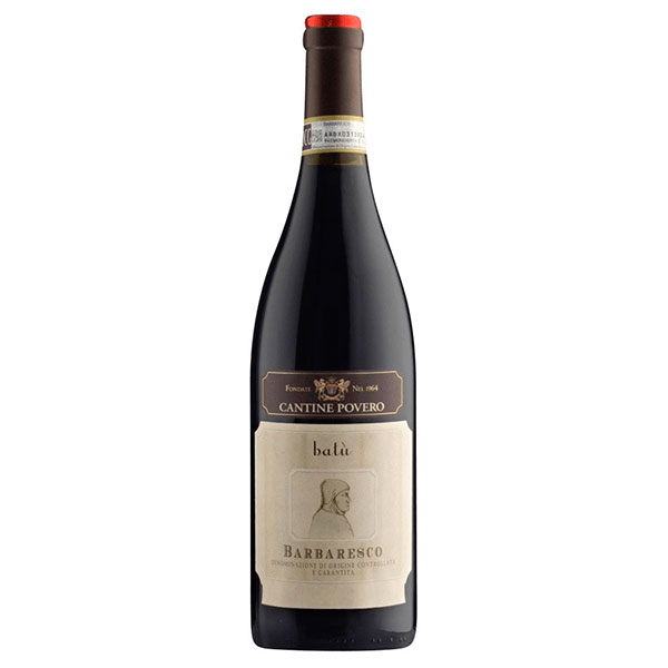 Вино Красное Сухое Cantine Povero Batu Barbaresco 2020 0,75 л фото