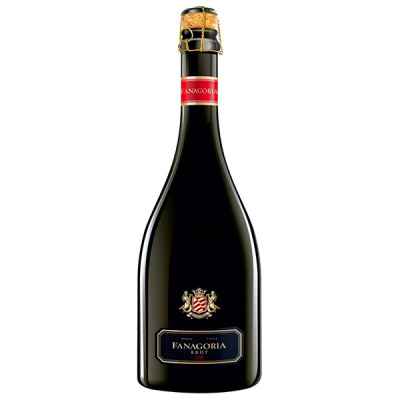Вино игристое Белое Брют Fanagoria Brut Sennoy 2017 0,75 л фото