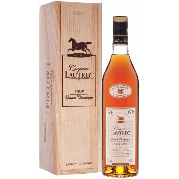 Коньяк Lautrec VSOP Grande Champagne in wooden box 0,70 л фото