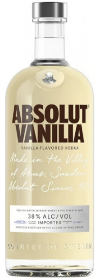 Водка Absolut Vanilia 0,75 л фото