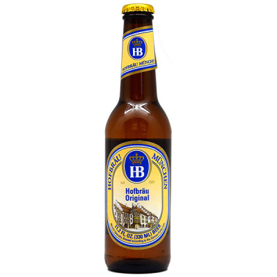 Пиво Светлое Hofbrau Original 0,33 л фото