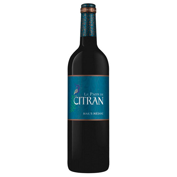 Вино Красное Сухое Le Paon de Citran Haut-Medoc 2015 0,75 л фото