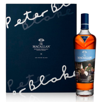 Виски Macallan Sir Peter Blake Single Malt Speyside in gift box 0,70 л фото