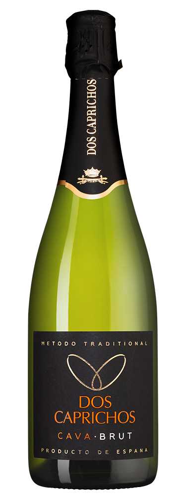 Вино игристое Белое Брют Dos Caprichos Cava 2023 0,75 л фото