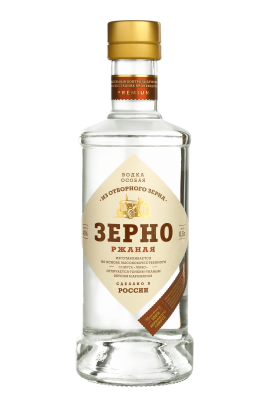 Водка Зерно Ржаная 40% 0,5 л фото
