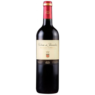 Вино Красное Сухое Chateau de Parenchere Rouge Bordeaux Superieur 2018 0,75 л фото