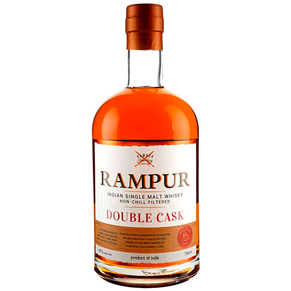 Виски Rampur Double Cask Single Malt 0,70 л фото