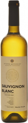 Вино Белое Сухое Domaine Dereskos Sauvignon Blanc 2019 0,75 л фото