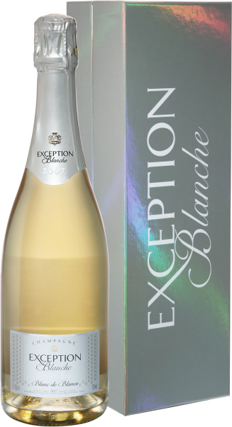 Вино игристое Белое Брют Mailly Grand Cru Exception Blanche Blanc De Blancs Millesime Champagne in gift box 2016 0,75 л фото