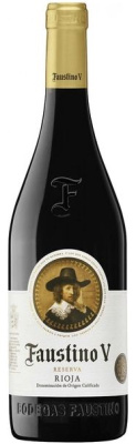 Вино Красное Сухое Faustino V Reserva Rioja 2019 0,75 л фото