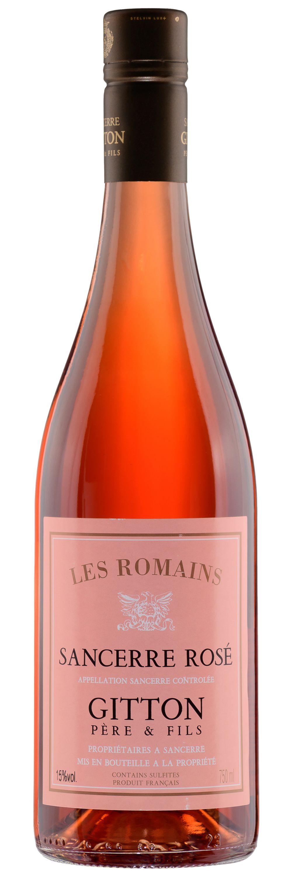 Вино Розовое Сухое Gitton Les Romains Sancerre Rose 2021 0,75 л фото