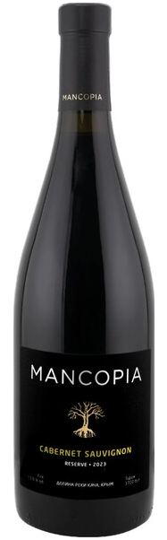 Вино Красное Сухое Mancopia Cabernet Sauvignon Reserve Crimea Dolina reki Kacha 2023 0,75 л фото
