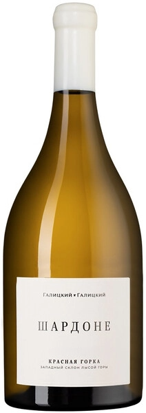Вино Белое Сухое Galitskiy & Galitskiy Krasnaia Gorka Chardonnay Kuban Anapa 2022 1,5 л фото