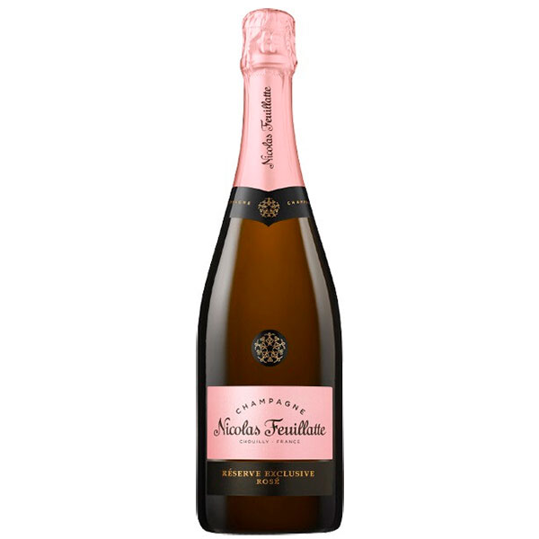 Вино игристое Розовое Брют Nicolas Feuillatte Reserve Exclusive Rose Champagne 2015 0,75 л фото
