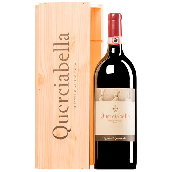 Вино Красное Сухое Querciabella Chianti Classico in wooden box 2019 3 л фото